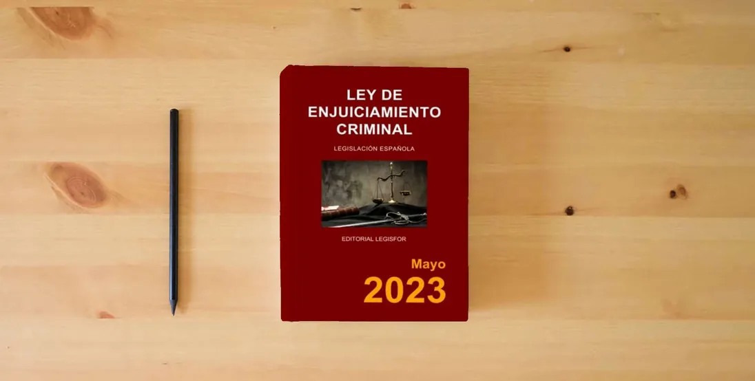 Libro Ley De Enjuiciamiento Criminal → Descargar E Imprimir Pdf